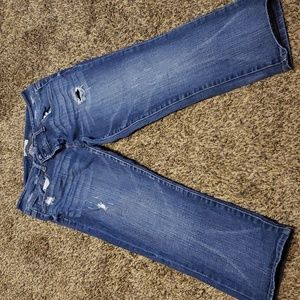 Aeropostale blue jean capris